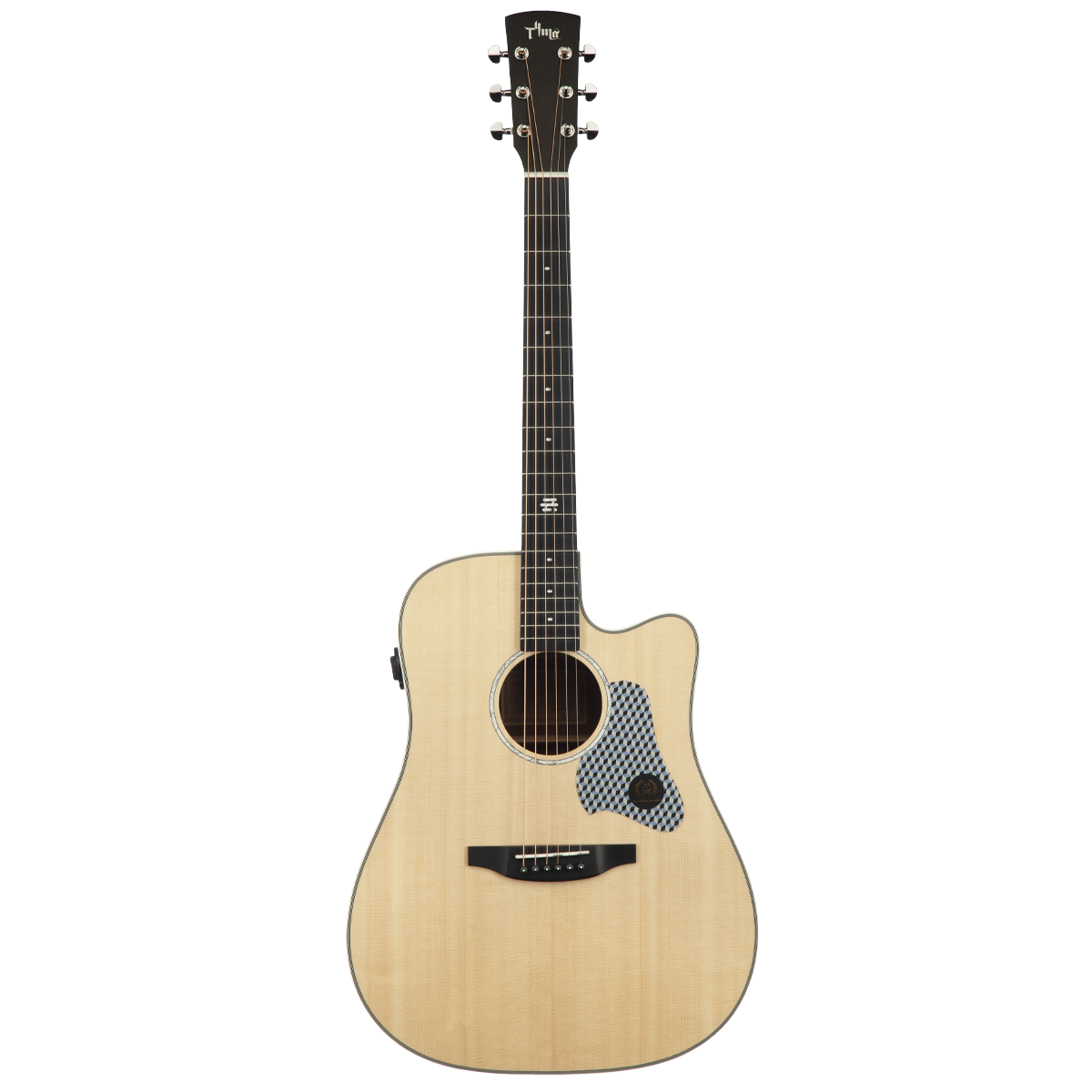 Tyma TD-5CTE трансакустическая гитара в комплекте с аксессуарами
