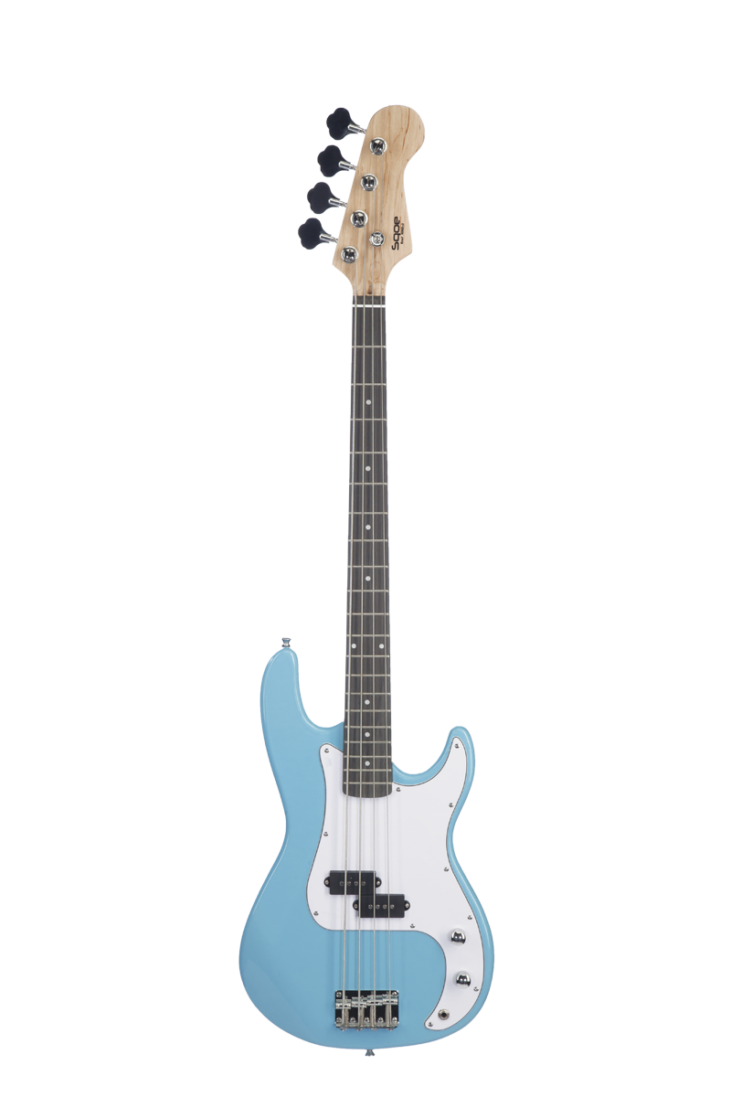 SQOE Sq-pb-4 blue бас гитара