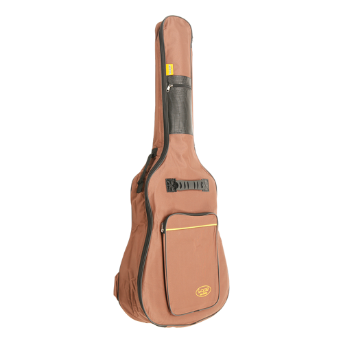 SQOE Qb-mb-5mm-41 Коричневый чехол для акустической гитары 41'' с утеплителем 5мм