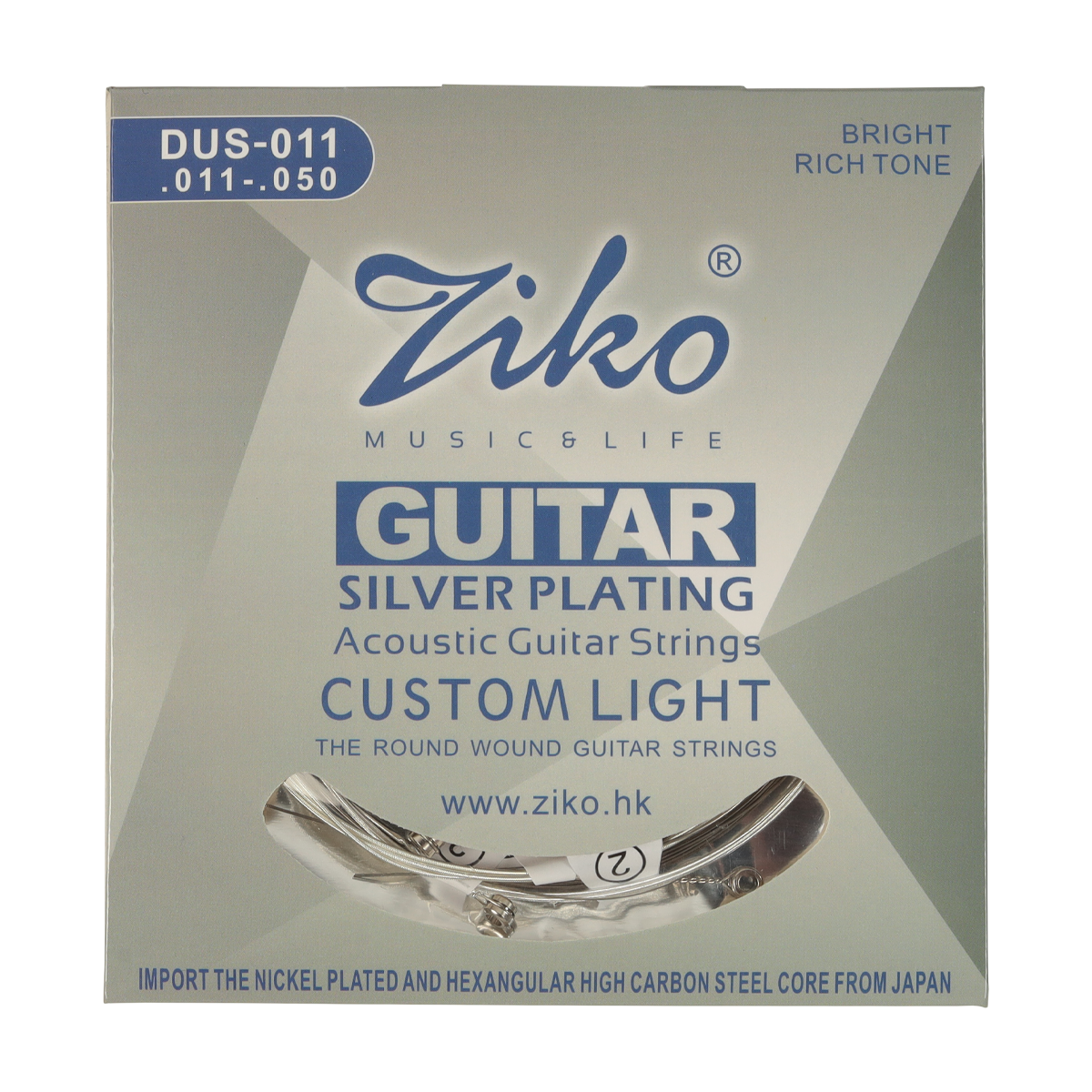 Ziko DUS-011 комплект струн для акустической гитары