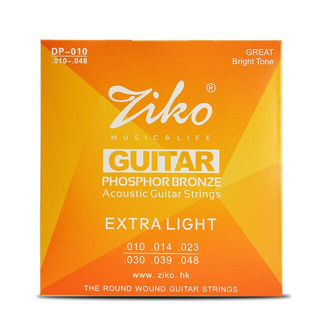 Ziko DP-010 комплект струн для акустической гитары